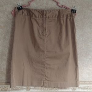 Ann Taylor Khaki Skirt 8P